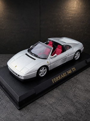 Ferrari 348 TS 1:43 die-cast model like new from 90s De Agostini collection