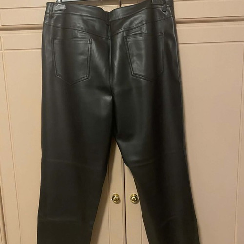 Mango leather pants new, black, size XXXL