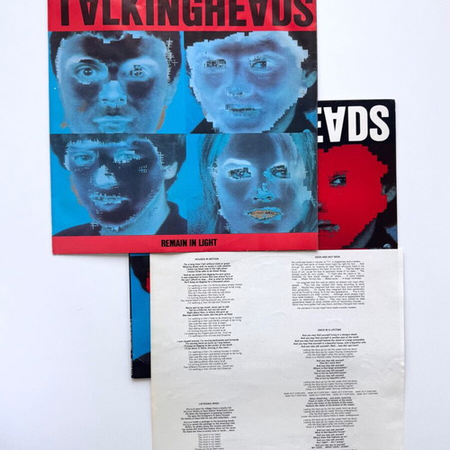 Talking Heads Remain In The Light LP used, 1st US 1980