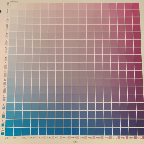 CMYK Color Guide like new, professional printing tool