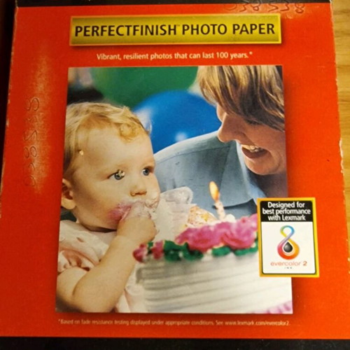 Lexmark photo paper 50 sheets new, 4 boxes