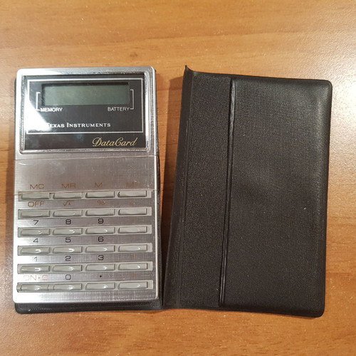 Texas Instruments Datagard calculator used for collectors