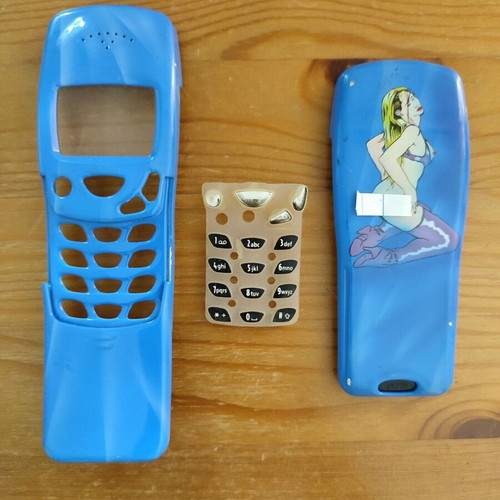 Nokia 3210 Vintage Custom Pin-Up Faceplate Set like new