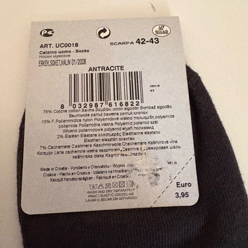 Calzedonia socks pack of 5 with cashmere, size 42-43