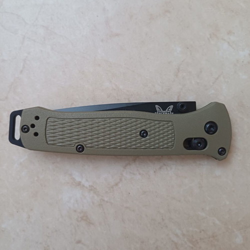 Benchmade 537bk-06 knife like new with grivory handle and stainless steel blade