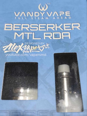 Vandy Vape Berserker MTL RDA 18mm used, -  22,00 - Vendora.cy
