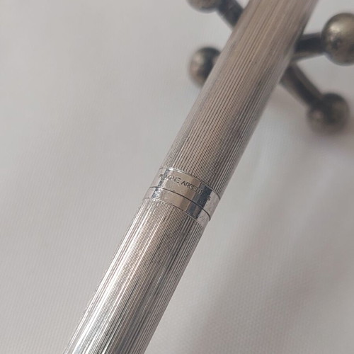 Waterman pen used, silver-plated