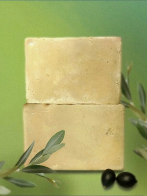 Βιολογικό σαπούνι από ελαιόλαδο καινούργιο, φυσικό προϊόν μπάνιου