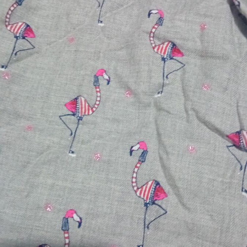 Love pajama set new, gray with pink details, size M