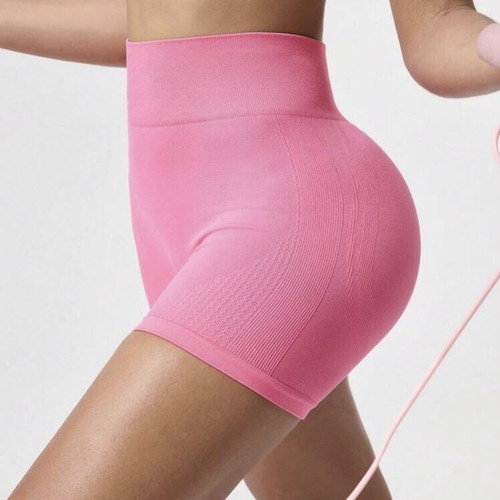 Women's Pink Sportswear Gym Yoga Shorts Leggings Size Medium New