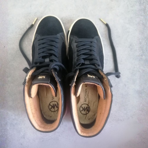 Michael Kors Kyle Sport Shoes Like New Black and Gold Size 39
