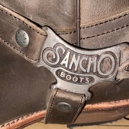 Sancho Western Collection leather boots used, brown, size 41