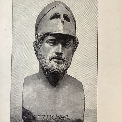 Pericles woodcut 1880 used
