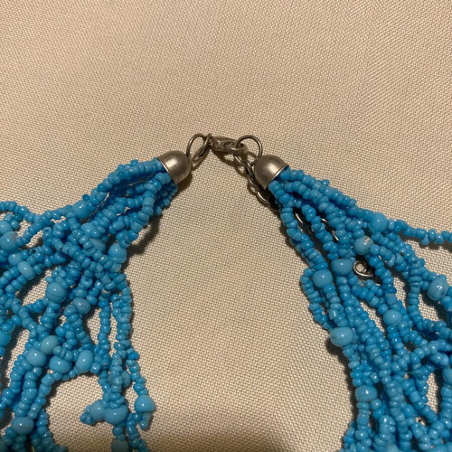 Turquoise handmade necklace and bracelet set like new