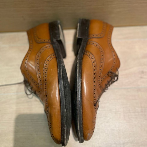 Men's Italian brown leather shoes used size 44