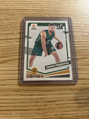 Κάρτα Ιωάννης Παπαπέτρου Παναθηναϊκός Panini EuroLeague 2023-24