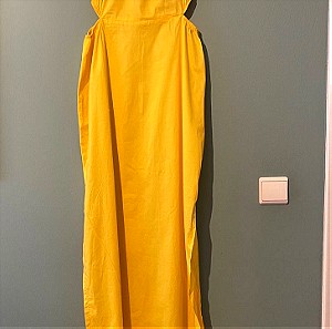 Κίτρινο φόρεμα cut out - Καινούργιο
