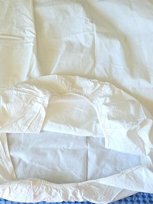 Fitted cover for children's mattress 57 x 120 cm, cotton