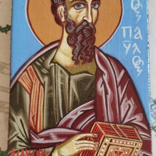 Byzantine Handmade Icon of Saint Paul New