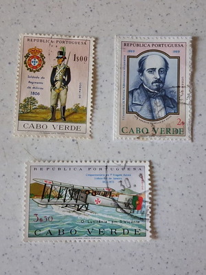 Cabo Verde Stamps like new, Portuguese colony vintage set of 3