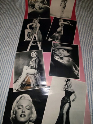 Marilyn Monroe collage poster used, Scandecor 1987 vintage collectible