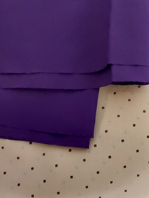 Fabric remnants like new, set of two