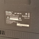 Dual TV 40 inch