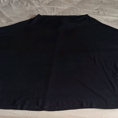 Black blouse with 3/4 sleeve Celestino like new, size L