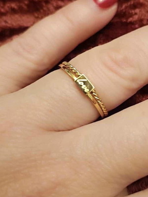 Love double ring new