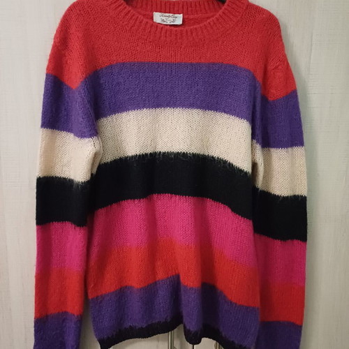 Kaos women's multicolor sweater like new, size S