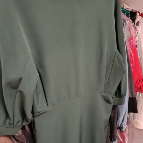 Innocent midi dress like new, size small, olive green