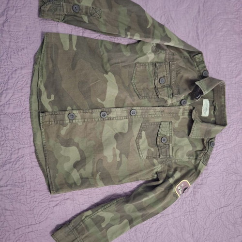 Zara shirt jacket size 5 years like new, green