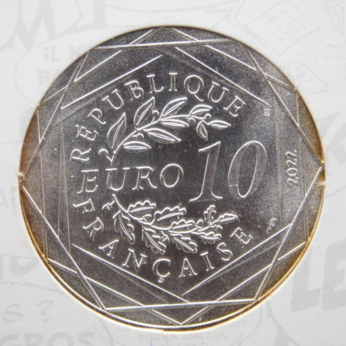 Asterix 10 Euro Silver Coin 2022 Irrévérence Monnaie de Paris