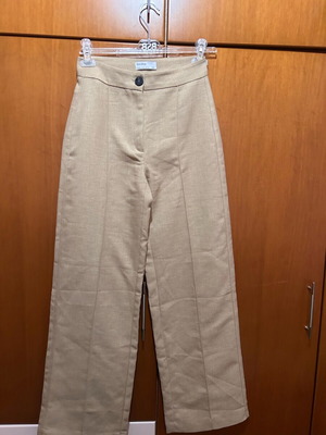 Καφέ παντελόνι Bershka μέγεθος S σαν καινούργιο