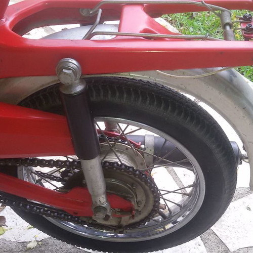 AB Moto 1974 used, 49 cc, red, almost new