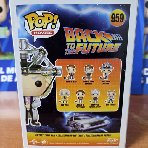 Funko Pop Movies 959 Back to the Future Doc with Helmet new figure