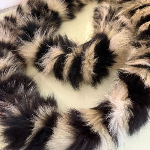 Collard fur gray like new, unique piece
