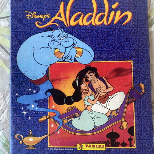 Panini Aladdin sticker album 1993, used, complete 100%