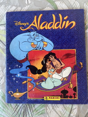 Panini Aladdin sticker album 1993, used, complete 100%