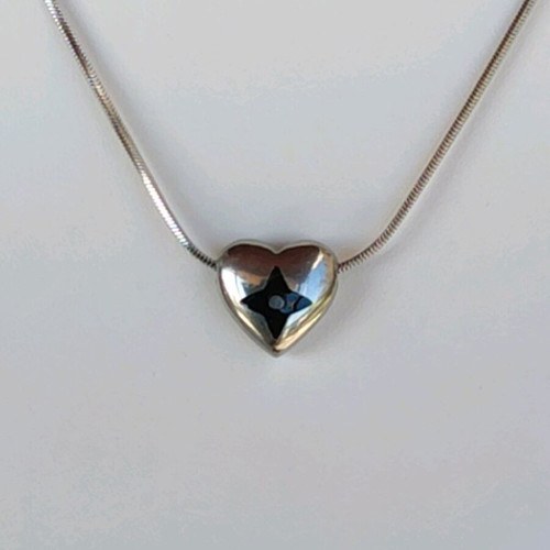 Steel necklace new, gold and silver color