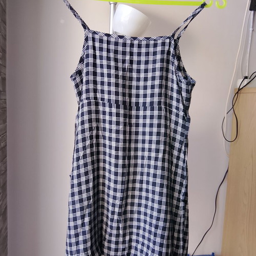 Zara summer tunic vest for girls size 10, like new, checkered