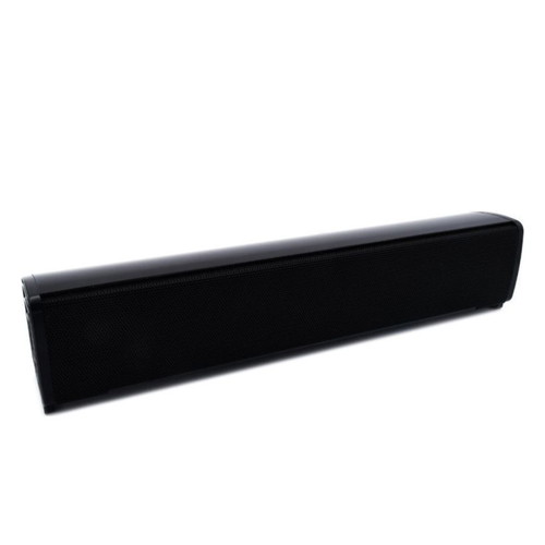 Computer speaker with decorative LED lighting, 3.5mm jack and USB new, black