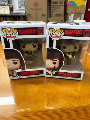 Funko Pop! John Rambo 2003 και 2004 καινούργια, σε κουτί