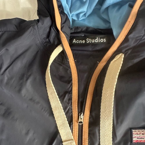 Acne Studios Ferris Face Nylon Anorak like new, one size blue