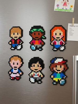 Stranger Things Hama Beads handmade characters new