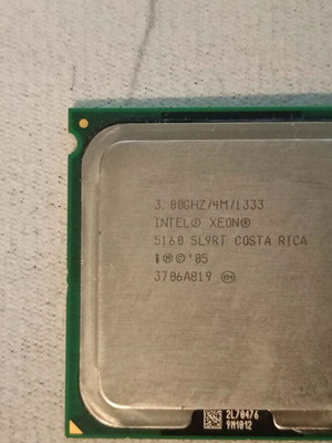 Xeon 5160 processors used, pack of 4, dual-core for workstation