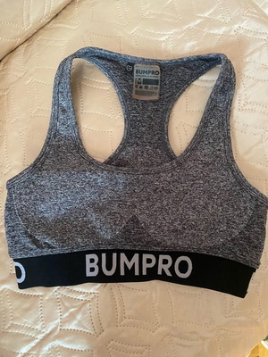 Bumpro sports bra Gymshark gray like new, size S
