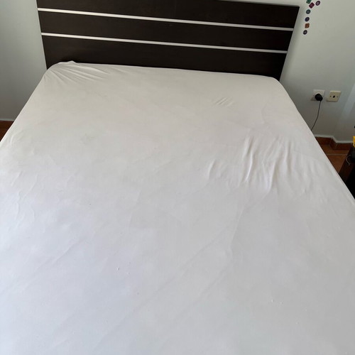 Bedroom set 160 x 200 cm used (bed, mattress, 2 nightstands, vanity set)