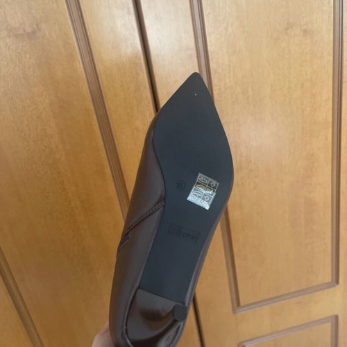 Knee-high boots, dark brown, size 41