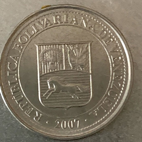Venezuela coins like new, 3 pieces from 2007 and 2012